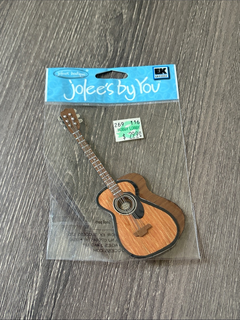 ❤️$5 EK Success Jolee's By You Guitar Embellishment